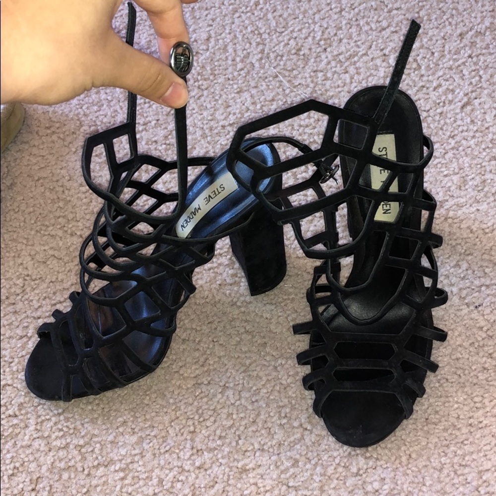 Steve Madden Black Heels